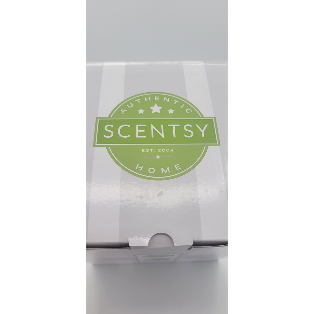 Scentsy Warmer Curious Cottontail NIB Blue With Flowers Excellent Condition